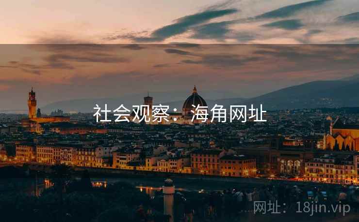 社会观察：海角网址